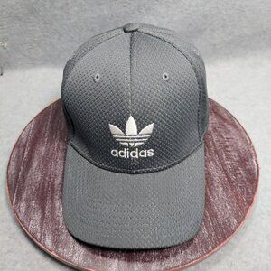 Adidas Gray Mesh Baseball Cap  L/XL  Stretch